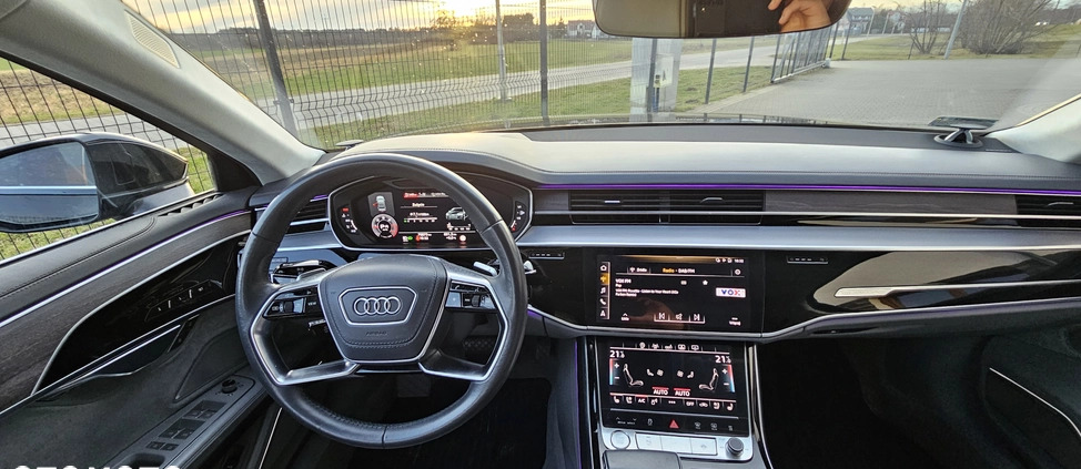 Audi A8 cena 329900 przebieg: 79873, rok produkcji 2019 z Chełmek małe 56